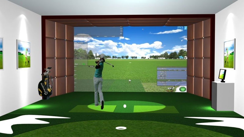 室內高爾夫模擬器之磅礴大勢｜鳴時達與高爾夫頻道開始戰略合作